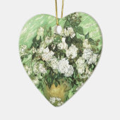 花瓶とバラ- Van ゴッホ セラミックオーナメント (左)