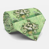 花瓶とバラ- Van ゴッホ ネクタイ (ロール)