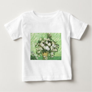 花瓶とバラ- Van ゴッホ ベビーTシャツ