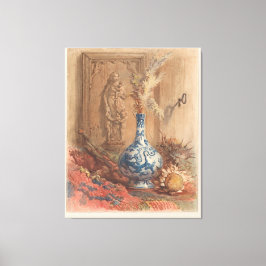 花瓶と乾中国のいたヒマワリで生きる キャンバスプリント