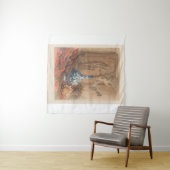 花瓶と乾中国のいたヒマワリで生きる タペストリー (インサイチュ(横))