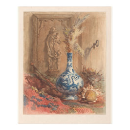 花瓶と乾中国のいたヒマワリで生きる フォトプリント           