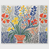 花瓶と野の花 ラッピングペーパー (フラット)