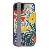 花瓶と野の花  INCIPIO iPhoneウォレットケース (フォリオ裏面)