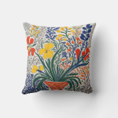 花瓶と野生の花 クッション (裏面)