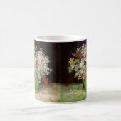 花瓶と《植物》百日草花by Vincent vanゴッホ コーヒーマグカップ (中央)