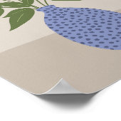 花瓶における生け花 ポスター (角)