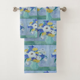 花瓶にデイジー バスタオルセット