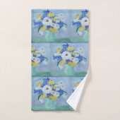 花瓶にデイジー バスタオルセット (ハンドタオル)