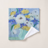 花瓶にデイジー バスタオルセット (ウォッシュタオル)