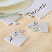 花瓶にユリを呼ぶ ジグソーパズル (側面)