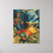 花瓶のある静物画 キャンバスプリント (正面)