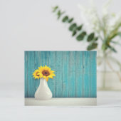 花瓶のひまわり シーズンポストカード (スタンド正面)
