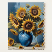 花瓶のひまわり プランナー手帳 (裏面)