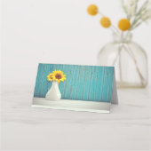 花瓶のひまわり プレイスカード (裏面)