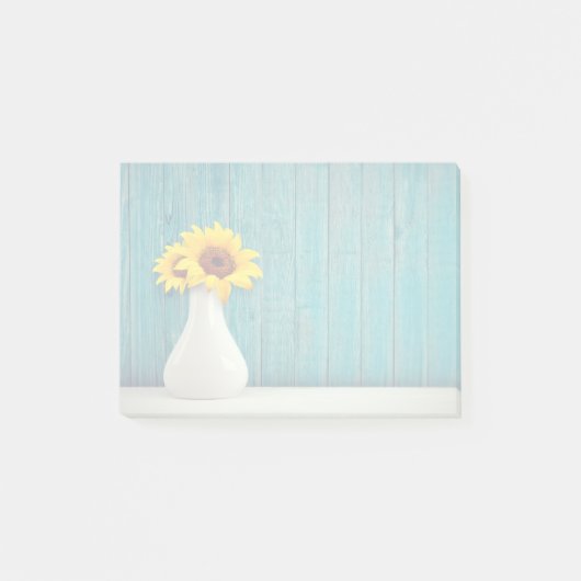 花瓶のひまわり ポストイット (正面)