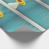 花瓶のひまわり ラッピングペーパー (角)