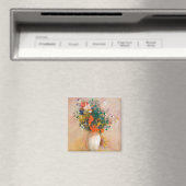花瓶のオディロン絵画レドンアメージングモの花 マグネット (インサイチュ (食洗機))