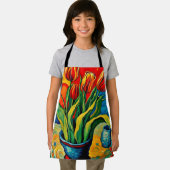 花瓶のチューリップ エプロン (インサイチュ)