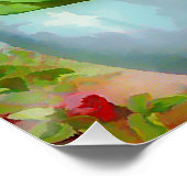 花瓶のバラ絵画類 ポスター (コーナー)