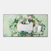 花瓶のバラ ヴィンセント・ヴァン・ゴッホ デスクマット (キーボード&マウス)