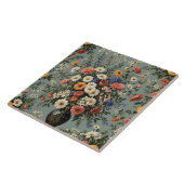 花瓶の中に花を混ぜる タイル (側面)