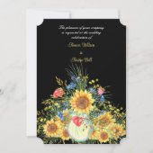 花瓶の中のひまわり (正面)