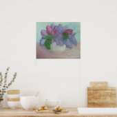 花瓶の中のライラック ポスター (キッチン)