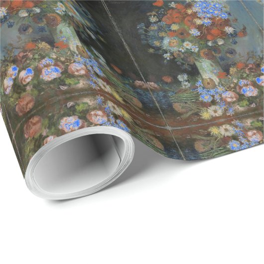 花瓶の中の美しい花 ラッピングペーパー (ロールコーナー)