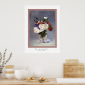 花瓶の中の花～エドアードマネ ポスター (キッチン)