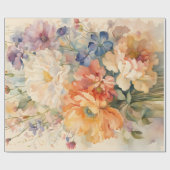 花瓶の中の花 ラッピングペーパー (フラット)