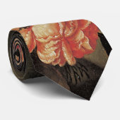 花瓶の中の花、ヴィンテージバロックフローラ静物 ネクタイ (ロール)
