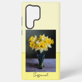 花瓶の入れ替え可能な水仙スチルライフ写真 SAMSUNG GALAXYケース (裏面)