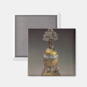 花瓶の型枠の復活祭の卵 マグネット (正面/裏面)