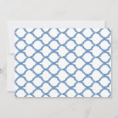 花瓶の水彩ひまわりブライダルシャワー 案内状 (裏面)