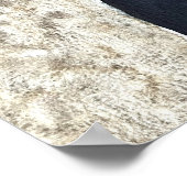 花瓶の水彩柳 ポスター (角)