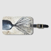 花瓶の水彩柳 ラゲッジタグ (正面横)