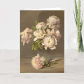 花瓶の牡丹 | チャールズ・イーサン・ポーター カード (正面)