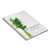花瓶の緑のお祝い・オブ・ライフ・葬儀 ノートブック (右側)