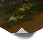 花瓶の花の花束by Gustave Courbet ポスター (角)