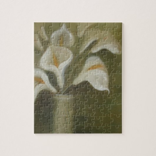 花瓶の花を切り芸術的たCalla ジグソーパズル (縦)