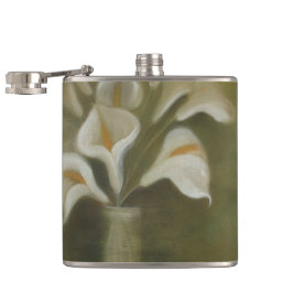 花瓶の花を切り芸術的たCalla フラスク