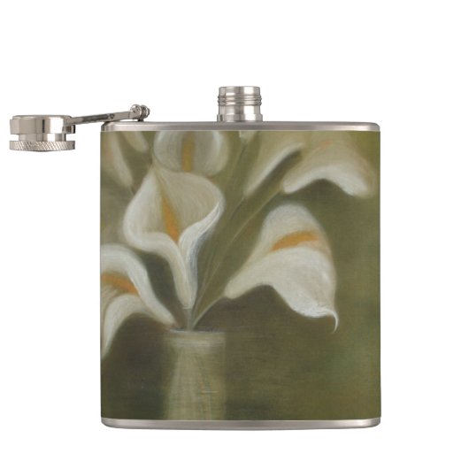 花瓶の花を切り芸術的たCalla フラスク (オープン)