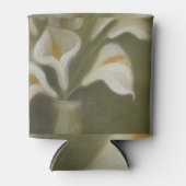 花瓶の花を切り芸術的たCalla 缶クーラー (正面)