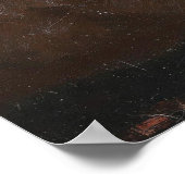 花瓶の花束のバラ絵画ヴィンテージ ポスター (角)