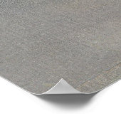 花瓶の花束のヴィンテージ絵画 ポスター (角)