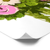 花瓶の花束絵画|過去記事 ポスター (角)
