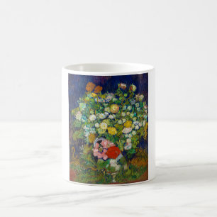 花瓶の花束、ゴッホ コーヒーマグカップ