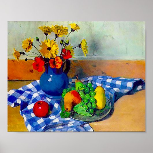 花瓶の花1922 by Felix Vallotton ポスター (正面)