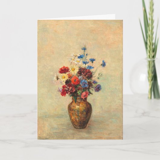 花瓶の花 カード (正面)